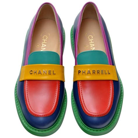 pharrell and chanel shoes|Chanel pharrell shoes loafers.